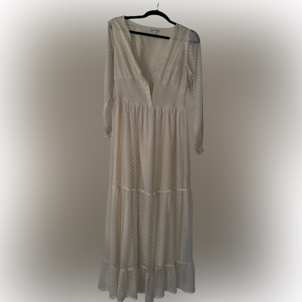 Charming Cream  Dress